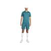 Nike Soft Comfortable Printed Logo Casual Shorts Men Shorts Cyan FJ2204-381
