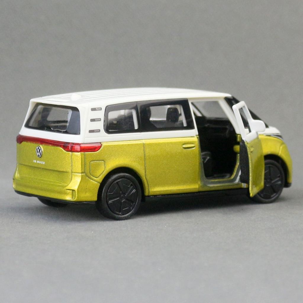 Welly 1/36 Volkswagen ID BUZZ Legierung BUS Auto Modell Diecast Metall Reisebus Auto Fahrzeugmodell Simulation Sammlung Kinderspielzeug Geschenk