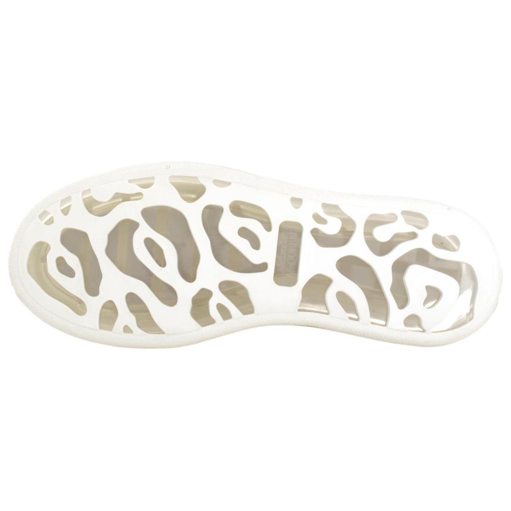 (WMNS) Alexander McQueen Oversized Transparent Sole Sneaker 'White Black' Women's 611698WHX989061