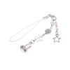 Y2K Cute Metal Rabbit Phone Lanyard Bunny Beaded Phone Chain Sweet Cool Cell Mobile Phone Strap Keycord For Girl Gifts