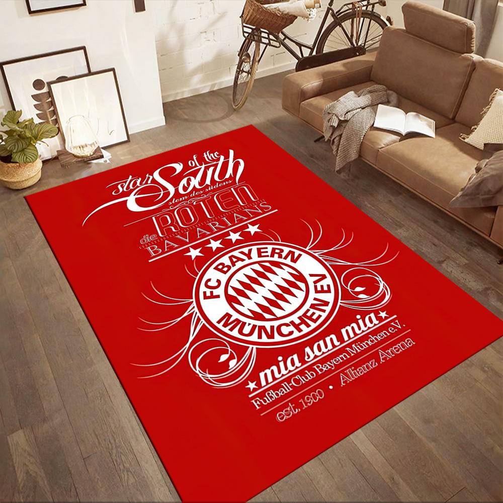 Bayern Munich Carpet Suitable for Foyer Living Rooms Playrooms Dormitory Antislip Carpet Decorate Offices Perfect Birthday/Christmas Gift Idea