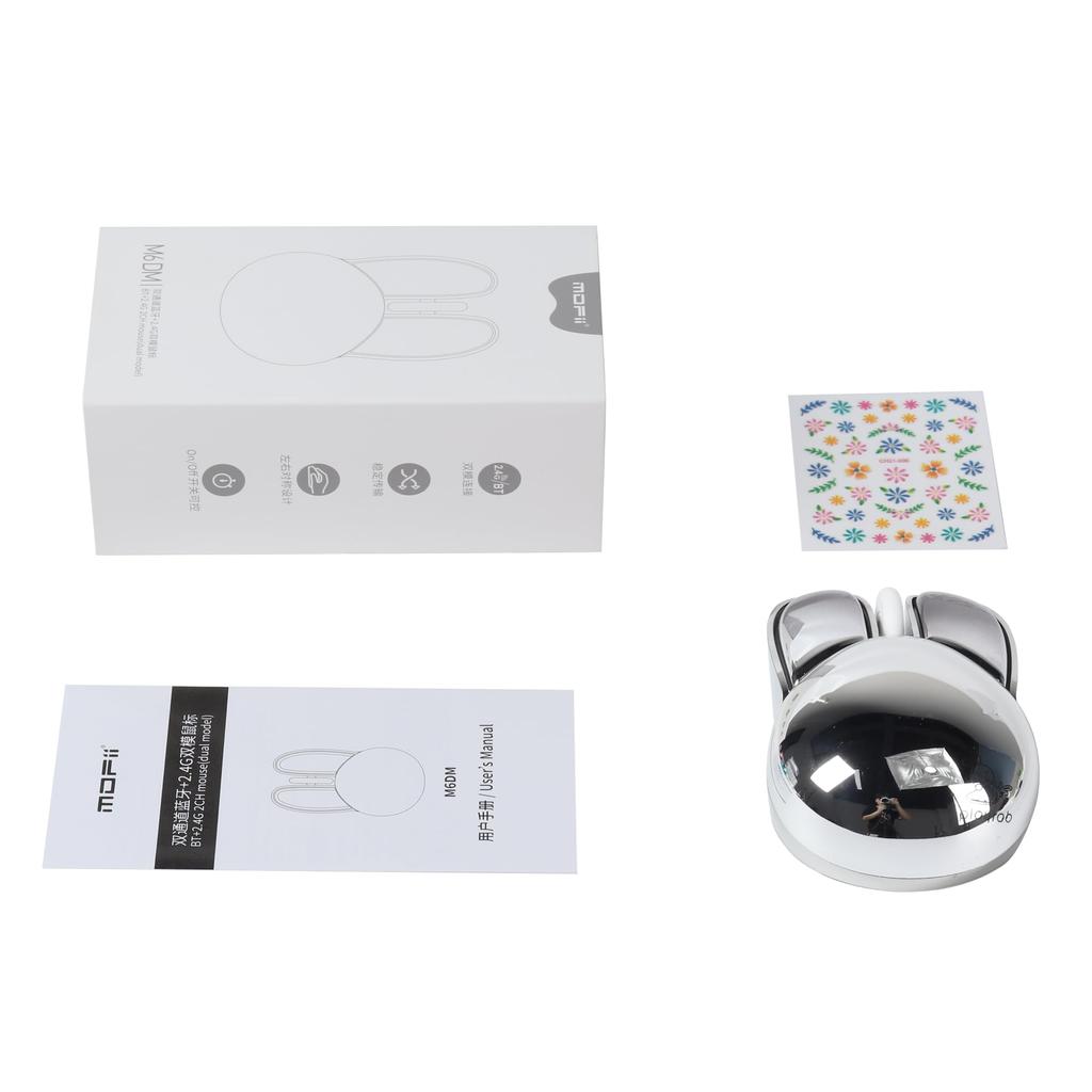 Rabbit Mouse, Bluetooth 2.4G USB Wireless, Quiet, Cute, Rabbit-Shaped, Mini, Lightweight, Compact, Optical, for Girls and Kids, PC, Laptop, Computer,