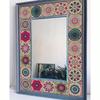 24 Stück Fliesenaufkleber zum Abziehen und Aufkleben für Küchenrückwand, farbenfrohe Fliesen im mexikanischen Stil, zum Aufkleben auf Wandfliesen, selbstklebende Wandaufkleber für Küche und Badezimmer