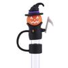 1-5PCS Halloween Straw Cover Cap for Stanley Cup Silicone Straw Topper for 10mm Straw Dust-Proof Reusable Straw Tips for Tumbler
