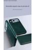 Magnetic Leather Flip Card Holder Stand for Apple 16 Phone