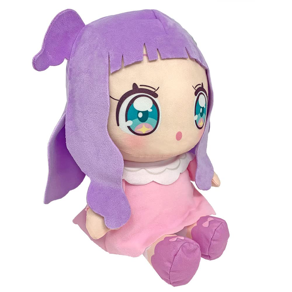 Hirogaru Sky PreCure Super Huge Sitting Plush Toy Princess El, Approx. 28cm, Official Merchandise