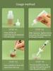 1set-Comfortable grip small pet nursing bottle set - easy to clean kitten bottle feeder set