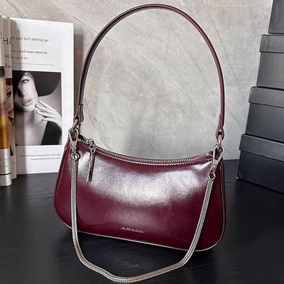 Modische und lässige kleine quadratische Damentasche, Retro und trendy Einzelschultertasche, Nischendamentasche