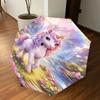 1PC Unicorn Fantasy Umbrella-8-Rib Reinforced, Automatic Open, Lightweight & Durable, Fashion Accessory for Outdoor-D341