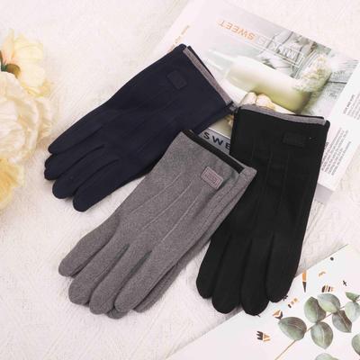 Men's & Women's Autumn/Winter Touch Screen Thickened Velvet Gloves: Windproof, Coldproof for Outdoor Driving.