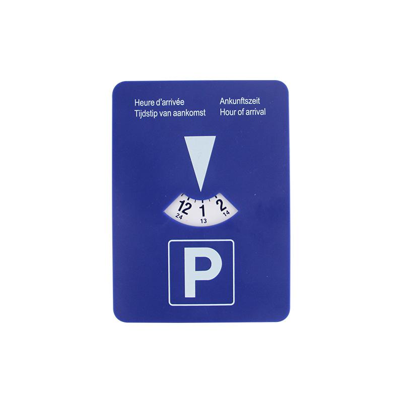 Blue Digital Parking Timer Disc Easy To Use Portable Clock Tool for Arrival Time Display Car Accessory Parking Enforcement