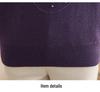 Mom's Velvet Thickened Knit Two-Piece Sweater for Autumn/Winter - Mid-Age Half-High Collar