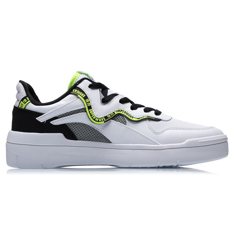 Li-Ning Wave Superwave Lite White Volt Men Sneakers Standard-White Black AGCR037-2