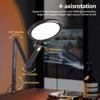 Full-spectrum LED Eye-care Reading Lamp with 3-level Night Light Timer 5 Adjustable Colour Temperature Foldable Home Desk Lamp