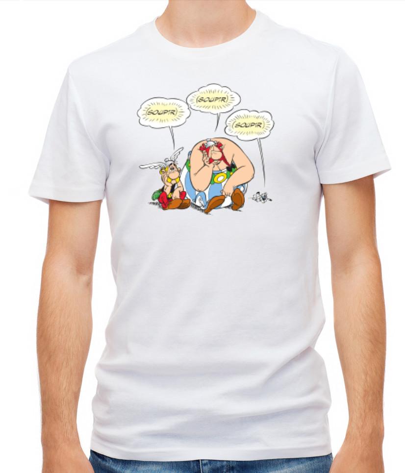 

Asterix and Obelix, The Middle Kingdom White/Black Short Sleeve Men T Shirt H510 XL