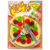 Onda Pretend Play Set with Cooking Knife and Toy Toppings, Pizza, Ingredients, Fork,