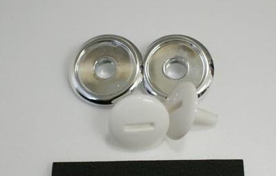 SUNUP SP-002 Motorcycle Helmet Parts Screw Set (White)