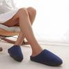 Fashion Winter Home Warm Plush Slippers Women Solid Color Soft Sole Fluffy Slippers Woman Closed Toe Non-Slip Cotton Shoes Slides 2025