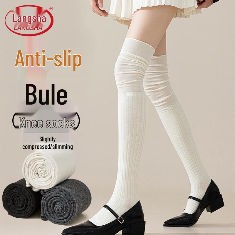 Langsha Women s Over-the-Knee Boot Socks One Size