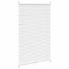 Store plissé - Maison Exclusive - 80 x 125 cm - Blanc - Montage sans perçage