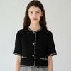 BCBG Half Sleeve Tweed Jacket B3m3j105