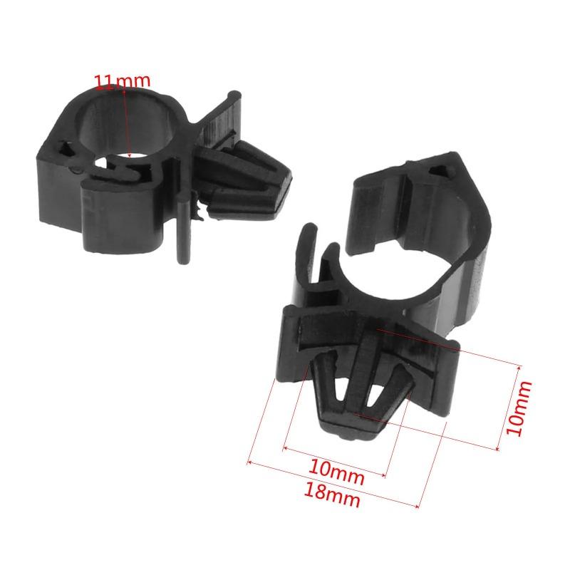 10Pcs Car Wire Harness Closure for All Car Car Route Fixed Clips Well Pipe Tie Wrap Cable Clamp Car Accessories Interior