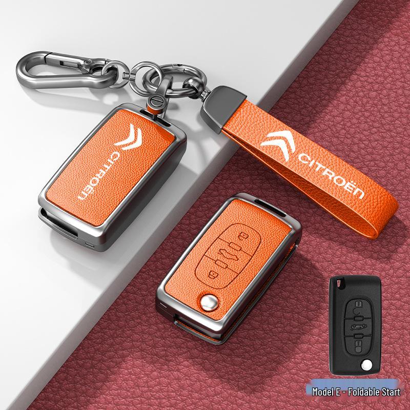 Car Key Cover & Buckle for Citroen C3XR, C4L, Tianyi, C5, C4 Sega, Elysee, C6 Models