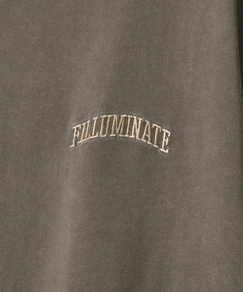FILLUMINATE Flm Small Logo Pigment T-Shirt - Brown