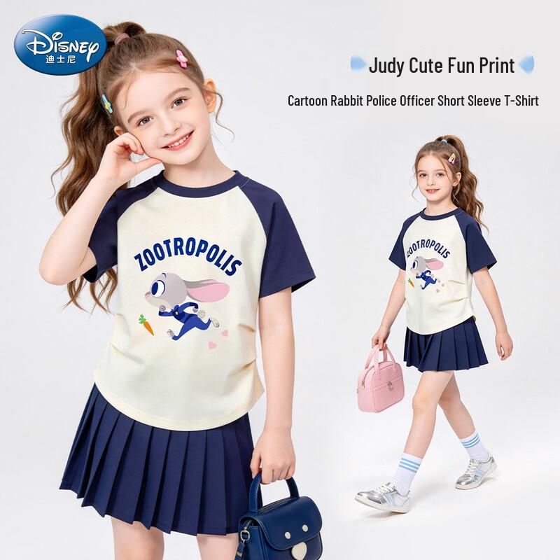 Disney Zootopia Judy Hopps Girls Short Sleeve T-Shirt 120