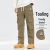 Men's Loose Fit Cargo Straight-Leg Casual Pants