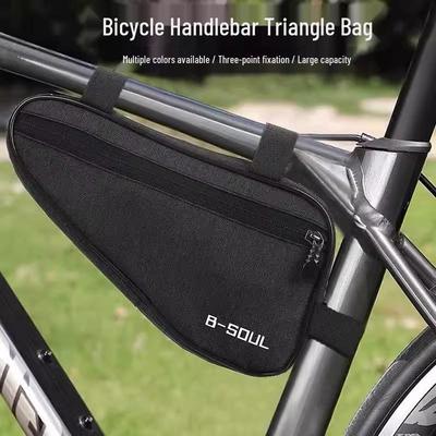 Bolsa Triângulo para Viga Frontal de Bicicleta - Conjunto de Acessórios para Guidão de Bicicleta de Estrada e Montanha