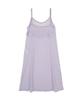 HIGH SCHOOL DISCO Dot See-Through Frill Layered Dress Light Purple