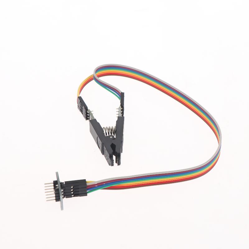 Sop8 To Dip8 Programmer Testing Clip 8 Pin Ic Test Clip Clamp Pitch 1.27Mm For Eeprom 93Cxx 25Cxx 24Cxx In Circuit Programming