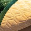 Prosop de canapea cu broderie la modă, iarnă, caldă, îngroșă, husă de canapea matlasată, de lux, de culoare solidă, pentru camera de zi