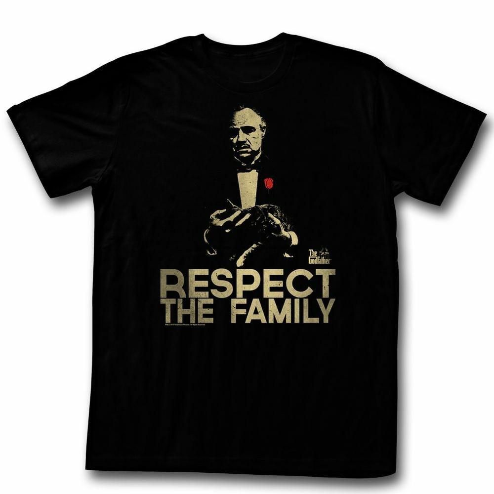 

Godfather Respect Black Adult T-Shirt M