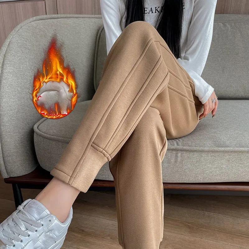 Autumn Winter Sweatpants Women High Waist Loose Harun Trousers Radish Casual Straight Pants Female