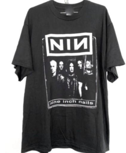

Nine Inch Nails 90s Band TShirt Vintage Gift For Men Women Funny Black Tee Unisex T-Shirt S