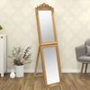 Vidaxl Freestanding Mirror, Gold, 40X160 Cm