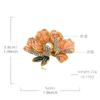 Flower brooch autumn and winter fashion brooch niche high-end design sense pin temperament accessories