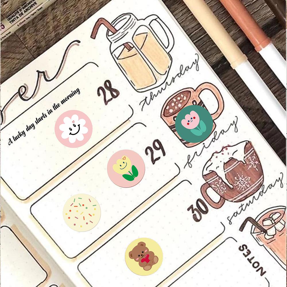 500pcs Zoo Animals Cartoon Stickers for Kids