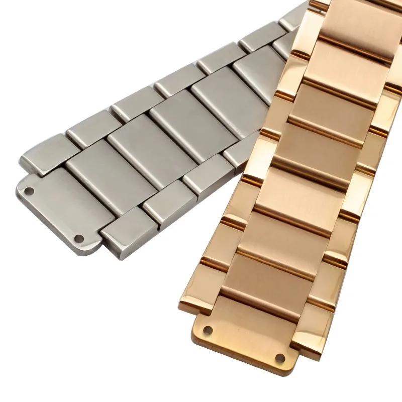 Watchband Accessory for HUBLOT BIG BANG Solid Stainless Steel  Men's Watch Strap Chain Watch Bracelet Wristband 27mm*19mm