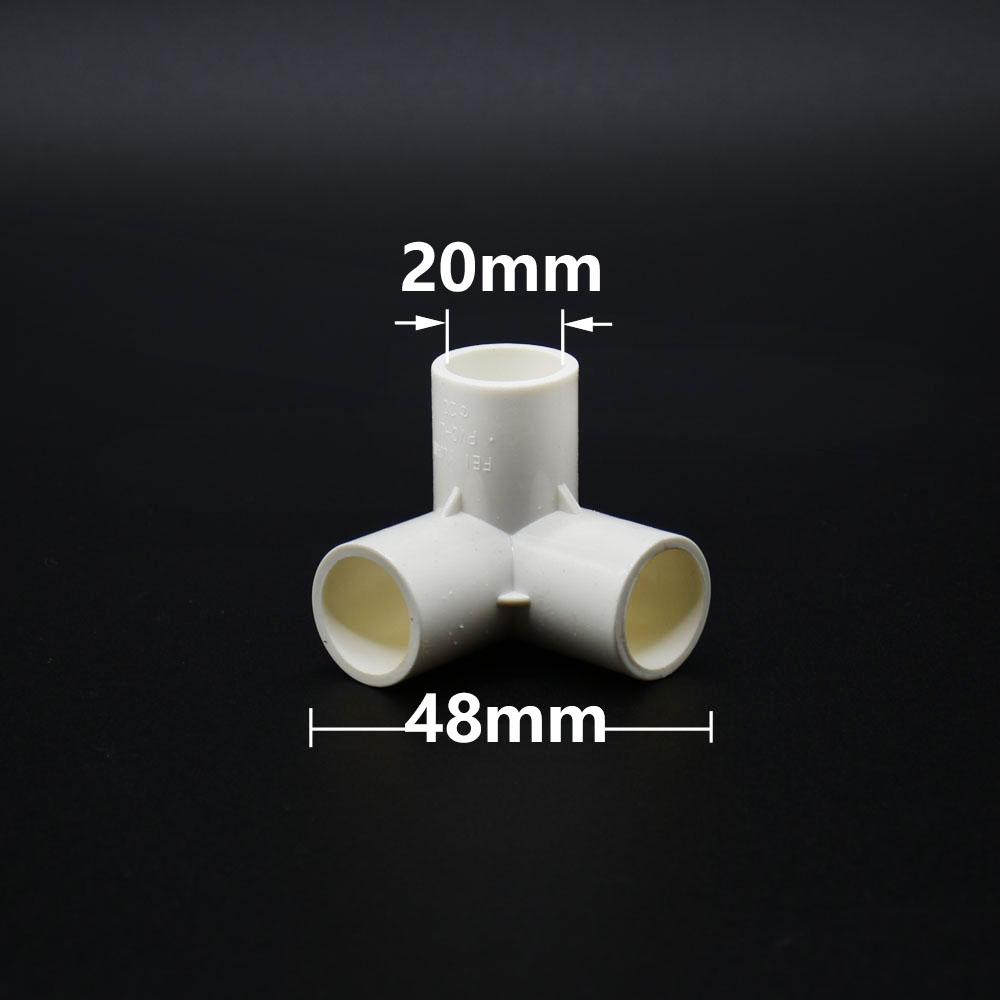 20/25/32/50mm PVC Connector 3/4/5-way Plastic Coupler Three-DimensionalWater Supply Pipe Fittings DN15/20/25/40