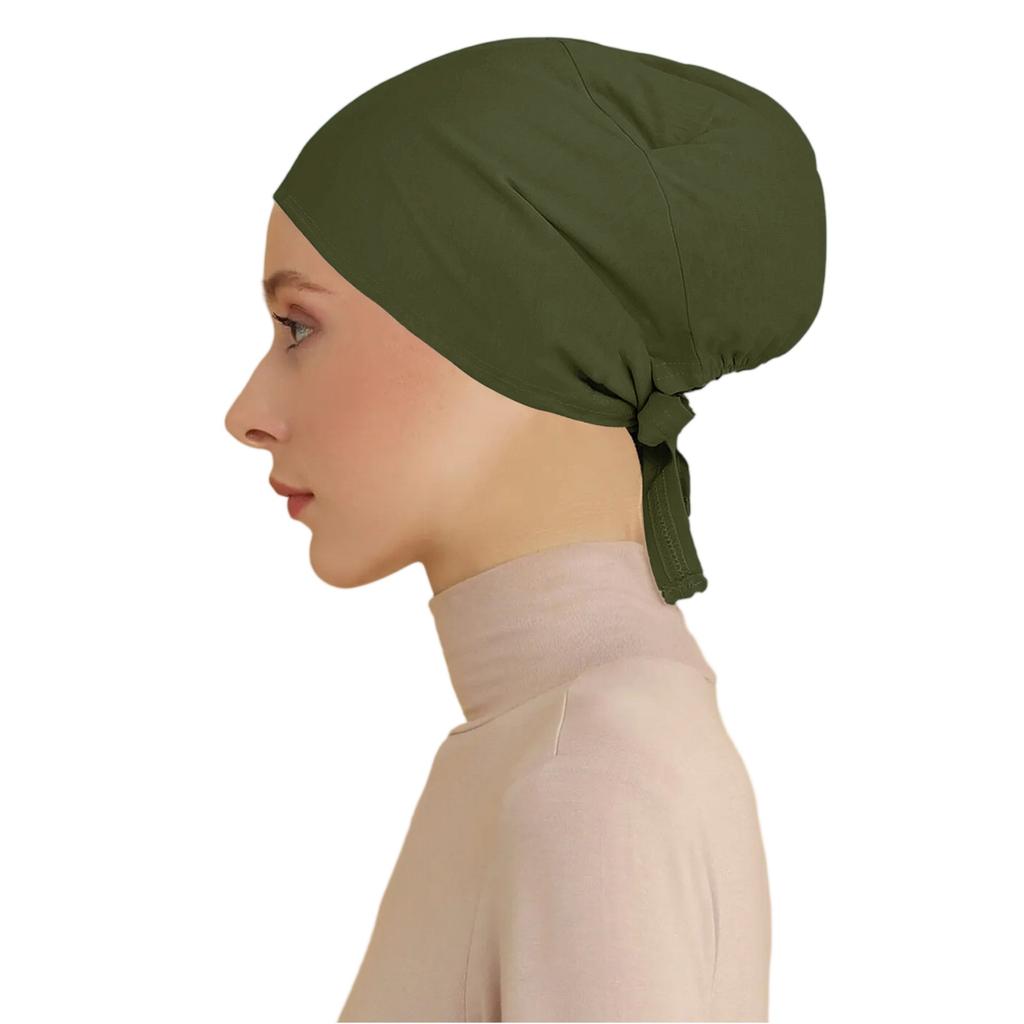 Women's Strap Headband Base Hat Thin Solid Color Versatile Headband Hat
