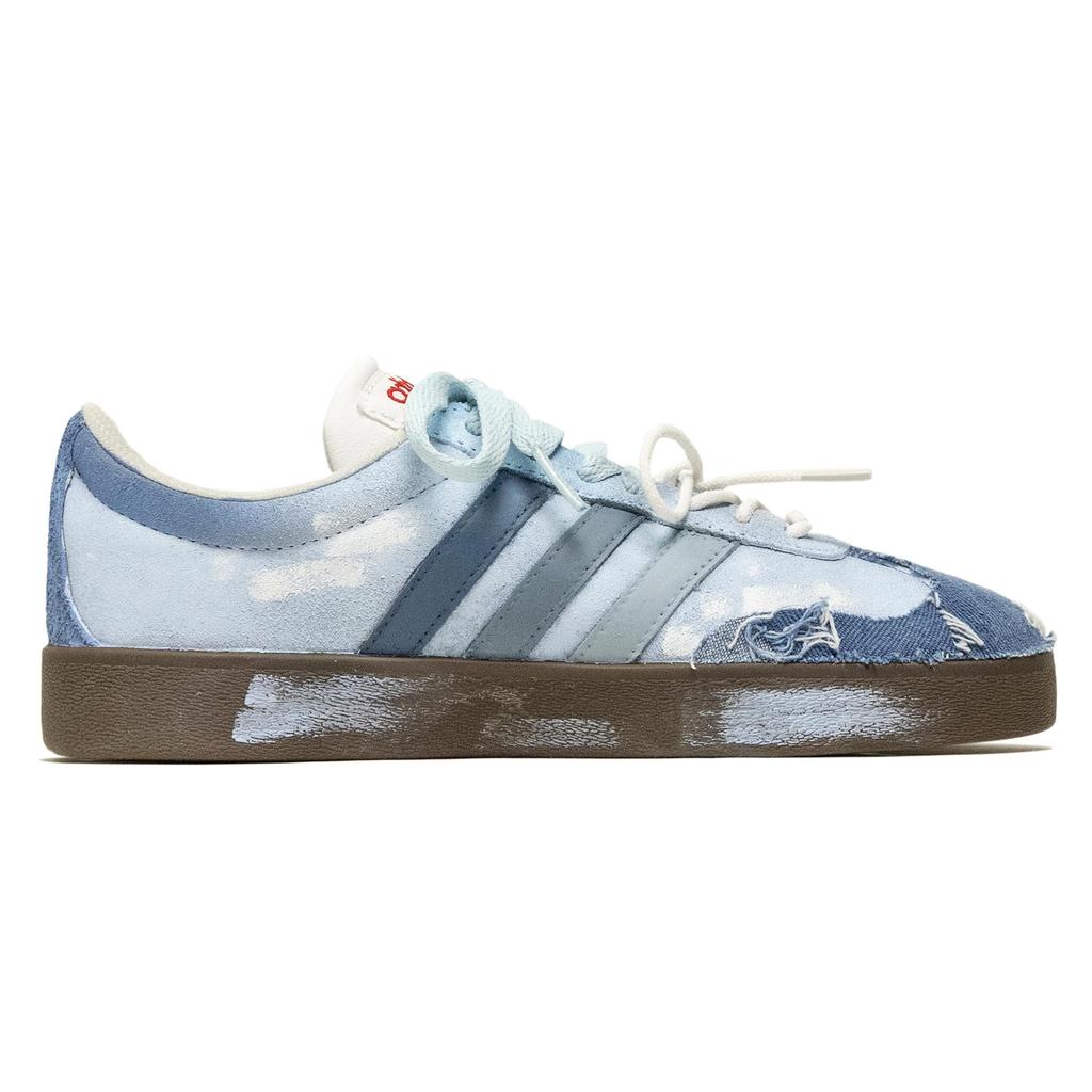 adidas Scarpe da Skateboard VL COURT 2.0 Basse Unisex Blu Cielo HQ1802(Team256-)