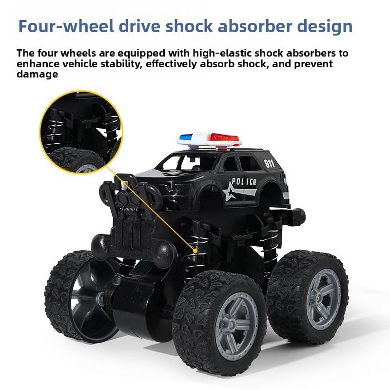 Off Road Police Car Toy With Inertia Drive For Kids Outdoor Play
