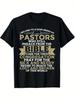 Men'S Christian Pastor Bible Verse T-Shirt - Funny & Inspirational Gift for Pastors with Bible Quote