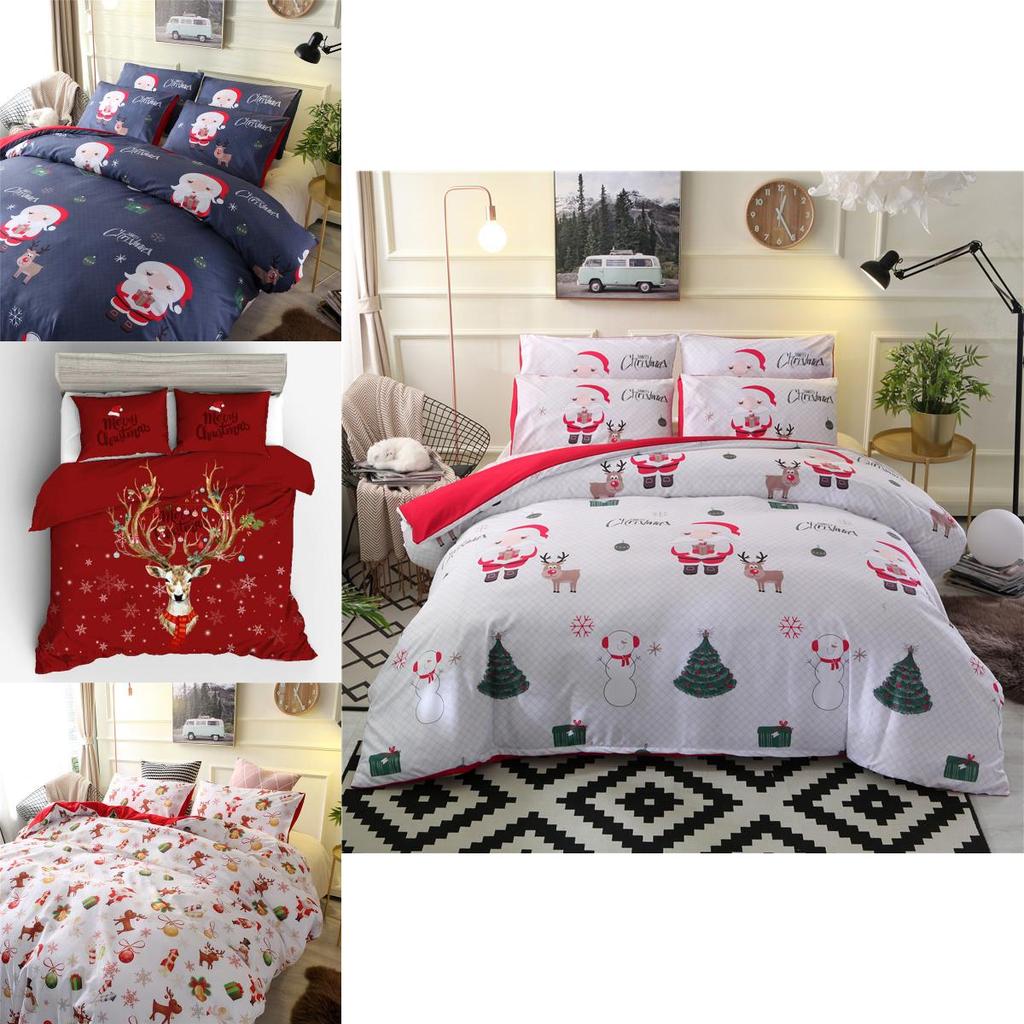 High-quality Father Christmas Duvet Cover And Pillowcases For All Bed Sizes