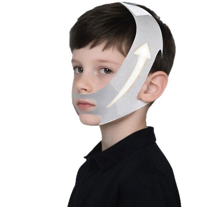 Děti Spící Proti Otevřeným Ústům Prevence Otevírání Úst V-Face Bandáž Obličejová Maska Zpevnění Pokožky Korekce Dětské Spánkové Návyky