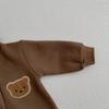 2023 Thickened Fleece Baby Onesie - Autumn/Winter Little Bear Romper for Boys & Girls