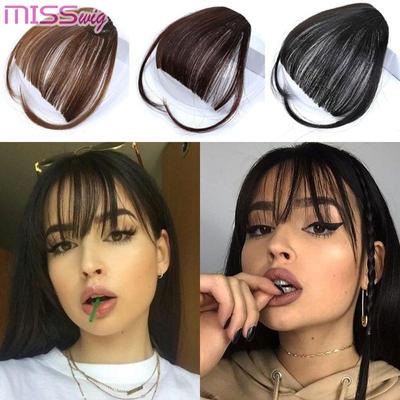 Fashion Hair Clip In Bangs Fake Hair Extension False Hair Piece Clip On Front
